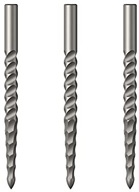 Mission Darts Replacementss Lunar C/S | Steel Tip Dart Replacements Points | 32mm Silver (X2682)