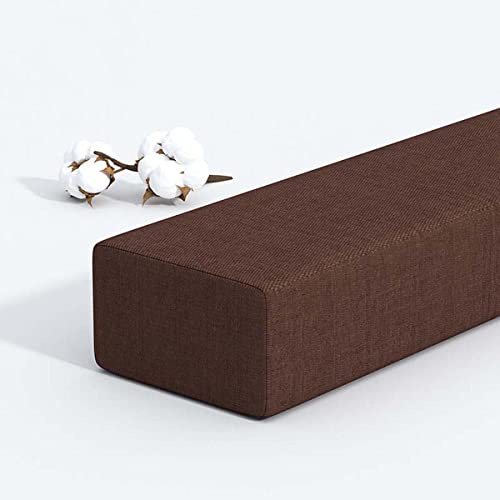 Bettlückenfüller in individueller Größe für lange Betten, schließt die Lücke zwischen Kopfteil und Wand oder Fußteil für Einzel-/Doppel-/Kingsize-Bett, rechteckige Matratzen-Nackenrolle, dickes