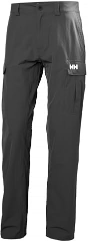 Helly-Hansen Men's Hh Qd Cargo Pant, 980 Ebony, 44