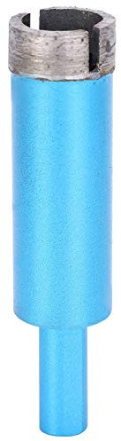 Ensemble de 3 Forets Diamantés pour Scie Cloche, Forets Diamantés pour Verre, Céramique, Pierre, Carreaux, Porcelaine, Granit, Marbre de Béton, Bleu 20 Mm