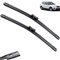 Limpiaparabrisas delantero LHD compatible con Seat Arona 2017-2023, parabrisas, ventana, lluvia, cepillos de 26+18