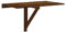 vidaXL Tavolino Parete Pieghevole Rovere Fumo 100x60x56 cm Multistrato