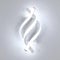 Dorlink Modern LED Wall Light 22W White Spiral Aluminum Modern LED Wall Lamp, 6500K Cool Light Indoor Wall Lighting Fixtures for Bedside, Hallway, Stair, Living Room, Bedroom