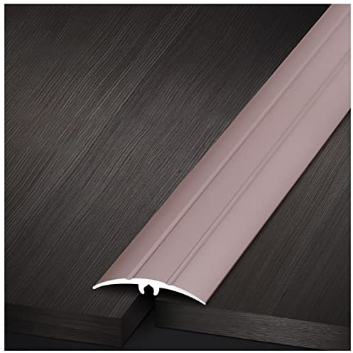 Glatte Boden-Übergangsstreifen, Schlafzimmer, Badezimmer, Reduzierflöte, 4 cm breite Teppichkante, Scheunentür, Schiebetürschwellenrampe (Farbe: lila, Größe: 110 cm)