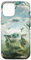 iPhone 12/12 Pro Star Wars Grogu Floating Frogs and N-1 Starfighter Sky Case
