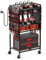 JUNNUJ Large Power Tool Organizer Cart with Charging Station, Standing Rolling Drill for Garage and Battery Storage Tools on Wheels Utility Rack