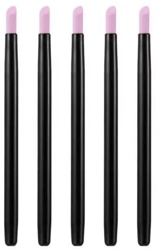 UEAVOID Lot de 5 limes à ongles en pierre pour nail art double-headed, stylo, cuticules, polisseuse lavable, cuticle file stone, quartz pen,cuticle pusher, nail grinding pen, nail file pen