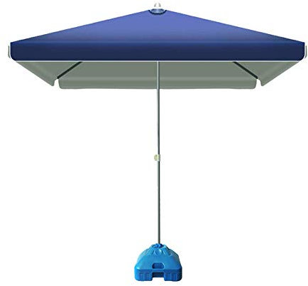 CGCSYZ Giardino, ombrellone da Esterno per Spiaggia/Piscina/terrazza, Impermeabile, Rigido, Blu, Multi-Misura(2X2m(79X79 Pollici))