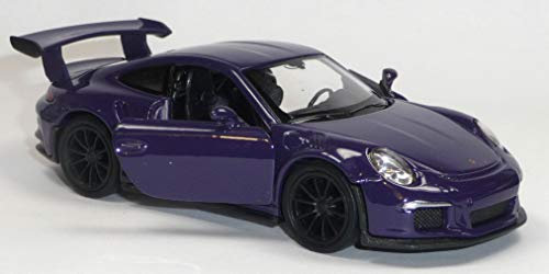 Generisch Modellauto kompatibel mit Porsche 911 GT3 RS lila ca. 12cm