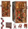 MiniCity Book Nook Kit, DIY Miniatur Puppenhaus Booknook Kit für Jugendliche und Erwachsene (Abbey Library)