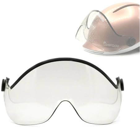 Overade - Visier | Getöntes Visier für Life-Helme | Schutz vor Regen, Sonne und Wind | Brillenkompatibel | Schnelle und drehbare Befestigung | Französische Innovation