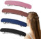 4 Stück Matte Französische Haarspangen, Damen Mittel Französische Haarspange, Vintage Automatisch Haarspangen für Feines und Mitteldickes Haar Zubehör für Frauen und Mädchen, 4 Farben