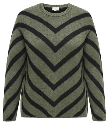 ONLY Carmakoma Damen Careliza L/S Pullover KNT Noos Careliza L/S Pullover KNT Noos (1er Pack)