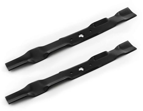 To the South® 53,5 cm Couteau à pailler adapté pour Husqvarna, Craftsman, Poulan, Jonsered, AYP, Snapper, Ryobi & Partner 532134149, 134149 (lot de 2 couteaux)