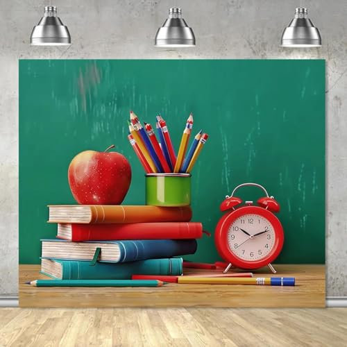 Abschluss-Hintergrundbannerthema mit Tafelbüchern300x200cm
