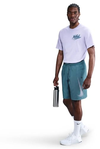 Nike Form Vielseitige Dri-Fit Herrenshorts Ohne Futter (Ca. 23 cm), Smokey Blue/Hydrangeas, HJ4045-006, L