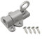 Efficiente chiusura automatica in alluminio per porte e finestre con meccanismo a molla (nero)
