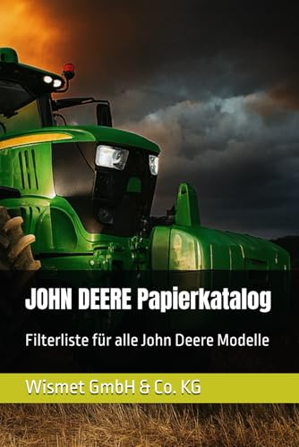 JOHN DEERE Papierkatalog: Filterliste für alle John Deere Modelle