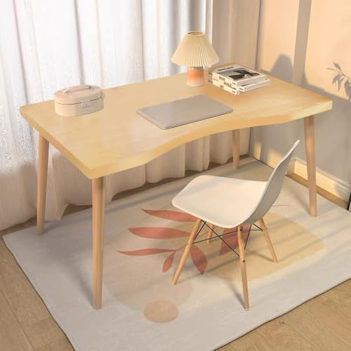 XUEGW Computer Desk Modern Office Writing Desks, 100x50cm Study Table Cute Simple Vanity Table for Bedroom,Living Room
