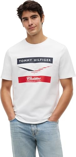 Tommy Hilfiger Unisex Th X Cf1 Chevron Tee Mn0mn00101 S/S T-Shirt (1er Pack)