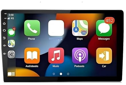 CarPlay-Bildschirm Car Stereo Radio 10.1in Android 15 Dab+ High Power Output Compatible with for Toyota for Camry