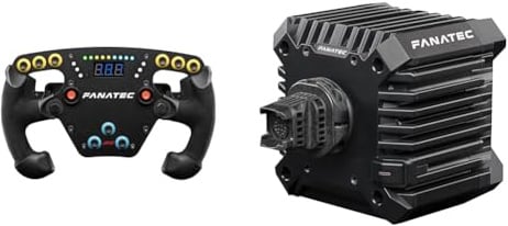 FANATEC ClubSport F1 Esports V2 Volante + CSL DD QR2 Wheel Base – Con Licenza Ufficiale Formula 1, Base Direct Drive 5 Nm – PC