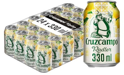 Cruzcampo Radler Cerveza Limon Pack Lata, 24 x 33cl
