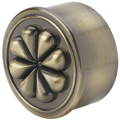 Richard Burbidge Antique Brass Petal Handrail End Cap (Pair)