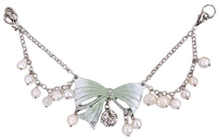 Moschen-Bayern Trachtenschmuck Dirndlschmuck Damen Trachten-Charivari Dirndl Schleife Grün