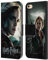 Offizielle Harry Potter Hermione Granger Deathly Hallows VIII Leder Brieftaschen Handyhülle Hülle Huelle kompatibel mit Apple iPhone 6 / iPhone 6s