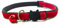 Velvet Cat Collars with Bell | Quick Safety Release Breakaway Buckle | Handmade in the UK | Available in Cat & Kitten Size | Red Velvet