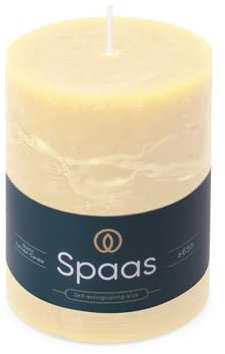 Spaas Rustic Pillar Candle 80/110 mm 65h, Ivory