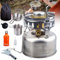 Aocay Portable Kocher, Camping Benzin Brenner Mini Campingherde, Tragbar Benzinkocher mit Aufbewahrungstasche für Camping Picknick Wandern Trekking, Kraftstoffverbrauch: 150ml/h