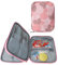 Aeelike Rundstricknadeln Organizer Tasche 17,5×14×4 cm, Stricknadel Etui mit Doppeltes Aufbewahrungsfach, Tragbar Aufbewahrungstasche für Stricknadeln, Rundstricknadel Set, Zubehör, Rosa Mandala