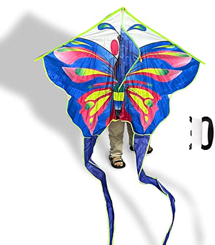 Dingbear 1 Stück Einfacher Flugdrachen, Schmetterlingsdrachen, Geeignet Für Kinder, Spiele Im Freien Und Aktivitäten Im Strandpark