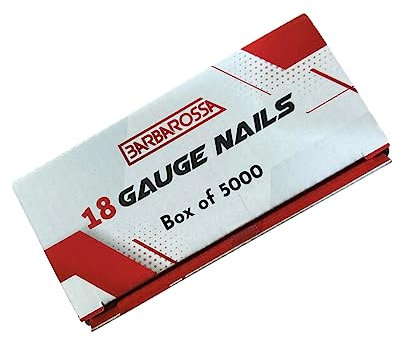 Barbarossa 18 Gauge Finish Nails Box of 5000 (40mm)