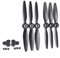 MOUDOAUER 6 x schwarze ABS-Propeller A B Requisiten CWX3 CCWX3 Zubehör für Yuneec Typhoon H 480 Ersatzteil