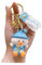 Cartoon Anime Doll Kuh Schlüsselanhänger niedlich Tasche Anhänger Persönlichkeit Zubehör Auto Kreativ Kleines Geschenk Weiß (White-Cow), Duck-Blue, One size