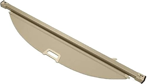 für VW Teramont Atlas 2017 2018 2019 Auto Laderaumabdeckung Kofferraumabdeckung Rollo Einziehbare Kofferraum Schutz Abdeckung Cargo Cover,Autozubehör.,B-Beige
