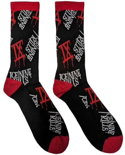 Rock Off officially licensed products Ice Nine Kills Band Logo Ankle Socken One Size