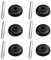 JXAFD Essieux Rouleaux Petites Roues Compatibles avec Dyson DC35 DC44 DC45 DC59 DC62 V6 SV03 SV05 SV06 SV07 Aspirateur Powerheads Têtes Motorisées