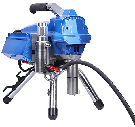 Pulverizador de pintura sin aire, 3000 W, alta presión, regulador de presión, 220 V, 50 Hz, 2,7 L/min, se puede utilizar para pintar, pintura de látex, color de suelo, azul