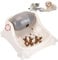 Cat Puzzle Feeder-4 Adjustable Difficulty Levels IQ Training Cat Treat Puzzle, Cat Slow Feeder Bowl, Cat Food Puzzle, Treat Dispensing Dog Toys for Dog/Cat
