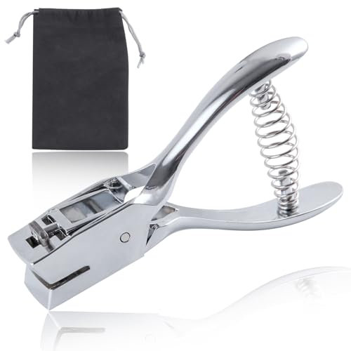 LEONTOOL Perforatrice à fente pour badges, perforatrice pour cartes d'identité, 15 mm x 3 mm, perforatrice à une fente, perforatrice à badges, outil pour carte d'identité en PVC, étiquette photo et in