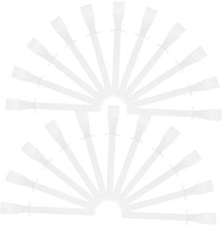 Generic 50pcs Flexible Glue Applicator Spreader Sticks for Oil Painting and Leather Craft Handheld Adhesive Tool Small Plastic Spatula for DIY Projects