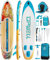 UPWELL 340x84x15cm Aufblasbares Breites Stand Up Paddling Board mit Sitz, Sup Paddle Boards für Erwachsene und 2 Personen, Wing