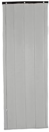 Rideau de porte à isolation thermique - Isolation acoustique - Réduction du bruit - Protection contre le froid et le bruit - Pour KTV Club, porte d'entrée de cuisine - Gris - 28 x 79 cm