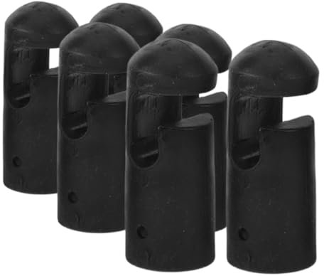 Abaodam 6pièces Couvre-pôles De Trampoline Plastique Durable pour Protection De Poteaux Enclosure Parfait pour Mini Trampolines