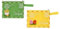 itsisa Filztasche Ostergruß Osterpost für kleine Geschenke zu Ostern & Geldgeschenke (2er Set) 19x13 cm gelb, grün - Geschenktasche Filz, Ostergeschenk, Geschenkverpackung Geldgeschenk