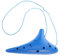 MILISTEN Okarina 12 Loch Ocarina Musik Ocarina 12 Loch Musikinstrument 12-loch-okarina Für Anfänger Instrumente Für Anfänger Professionelles Okarina-instrument Aus Kunstharz Harz Blau